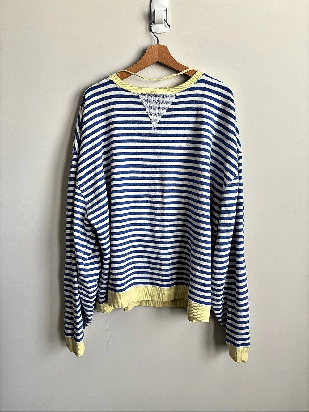 We The Free Classic Striped Oversized Crewneck